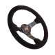 Volanty 3 ramenný sportovní volant NRG Odi Bakchins, 350mm, semiš, 75mm odsazení, černá | race-shop.cz