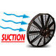 Ventilátory 12V Univerzální elektrický ventilátor RACES PRO 290mm (10") sací | race-shop.cz