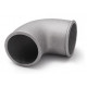 Hliníková kolena 90° Hliníková trubka - koleno 90°, 89mm (3.5"), krátký | race-shop.cz