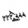 Set of 8 Deatschwerks 630 cc/min injectors for Chevrolet Corvette Z06 5.7L LS6 (01-04)