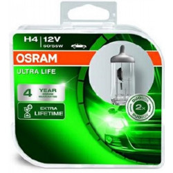 Halogenové žárovky Osram ULTRA LIFE H4 (2ks)