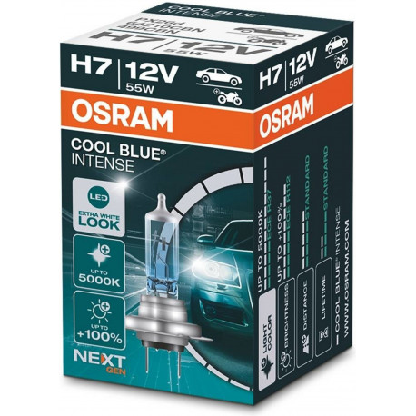 Žárovky a xenonové výbojky Halogenové žárovky Osram COOL BLUE INTENSE (NEXT GEN) H7 (1ks) | race-shop.cz