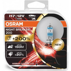 Halogenové žárovky Osram NIGHT BREAKER 200 H7 (2ks)