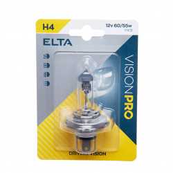 ELTA VISION PRO 12V 60/55W halogenová žárovka P43t H4 blistr (1ks)