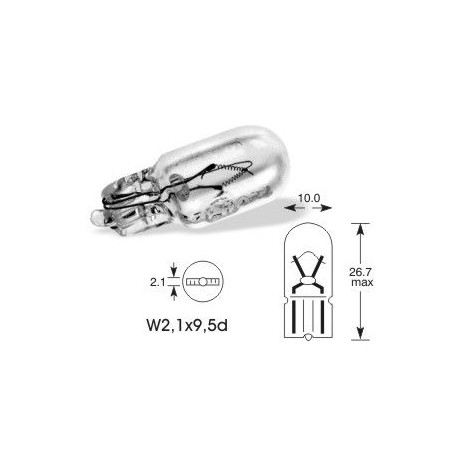 Žárovky a xenonové výbojky ELTA VISION PRO 12V 5W žárovka W2.1×9.5d WY5W (1ks) | race-shop.cz