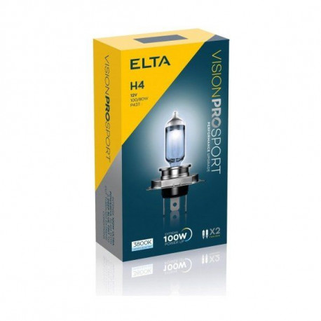 Žárovky a xenonové výbojky ELTA VISION PRO 12V 100/80W halogenové žárovky P43t H4 (2ks) | race-shop.cz