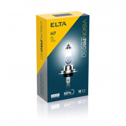 ELTA VISION PRO 50 12V 55W halogenové žárovky PX26d H7 (2ks)