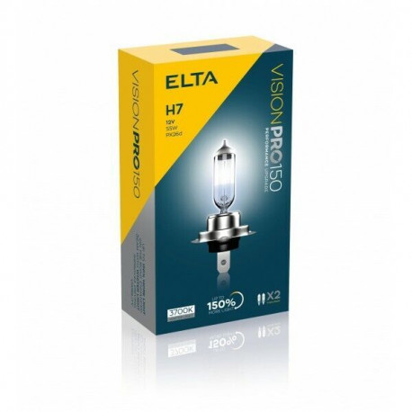 Žárovky a xenonové výbojky ELTA VISION PRO 150 12V 55W halogenové žárovky PX26d H7 (2ks) | race-shop.cz