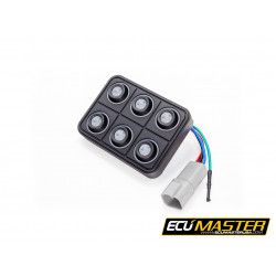 Ecumaster CAN KEYBOARD 6 místný ovládací panel 
