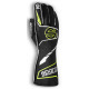 Závodní rukavice Sparco FUTURA s FIA (vnější šití) černá/žlutá
