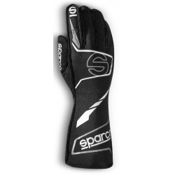 Závodní rukavice Sparco FUTURA s FIA (vnější šití) černá/bílá
