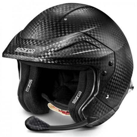 Otevřené přilby Přilba Sparco RJ-I SUPERCARBON s FIA 8860-2018, HANS černá | race-shop.cz