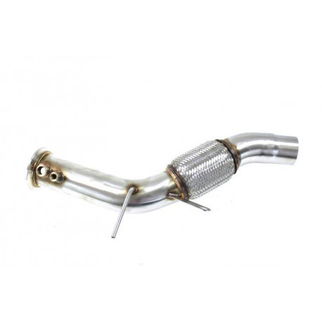 Down pipe, dump pipe RACES downpipe bez katalyzátoru pro BMW 318d E81/E82/E87/E88 N47 2.0D | race-shop.cz