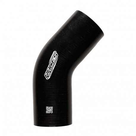 Kolena 45° Silikonová hadice - koleno RACES Silicone 45° - 76mm (3") | race-shop.cz
