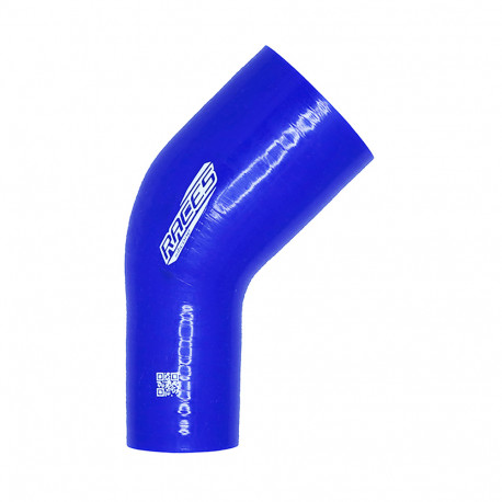 Kolena 45° redukční Silikonová hadice - redukční koleno RACES Silicone 45° - 57mm (2,25") na 63mm (2,5") | race-shop.cz