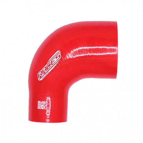 Kolena 90° redukční Silikonové redukční koleno RACES Silicone 90° , 76mm (3") na 89mm (3,5") | race-shop.cz