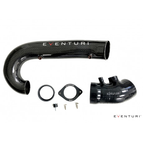 Sportovní sání Eventuri Karbonové vedení vzduchu k turbu pro Honda Civic Type R FK8 (2017+), verze sání: Verze 2 s MAF mimo airbox | race-shop.cz