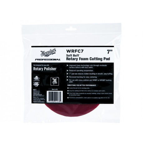 Příslušenství Meguiars Soft Buff Rotary Foam Cutting Disc 7" / 175 mm - korekční kotouč pro rotační leštičku (tvrdý), 7palcový | race-shop.cz