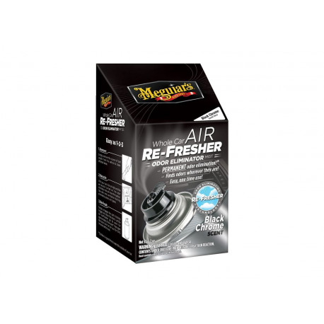 Interiér Meguiars Air Re-Fresher Odor Eliminator - Black Chrome Scent - čistič + pohlcovač pachů + osvěžovač, vůně Black Chrome, 71 g | race-shop.cz