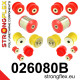 Passat B5 FWD (96-05) STRONGFLEX - 026080B: Přední odpružení pouzdro sada | race-shop.cz