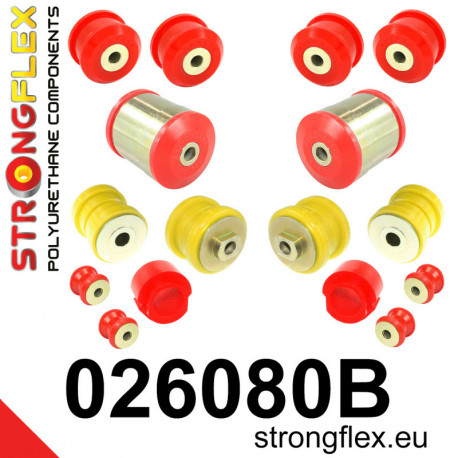 Passat B5 FWD (96-05) STRONGFLEX - 026080B: Přední odpružení pouzdro sada | race-shop.cz