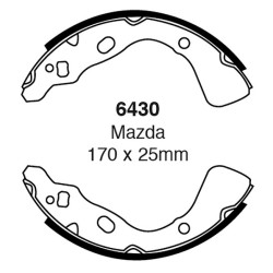 Zadní brzdové čelisti EBC Replacement 6430