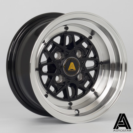 ALU disky Autostar Disk Autostar Korin 12X6 4X101 65,1 ET-9, Black | race-shop.cz