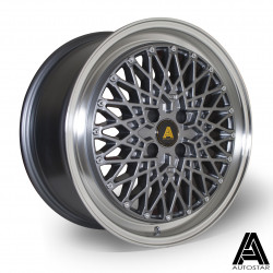 Disk Autostar Minus 17X8 4X100 67,1 ET30, Gunmetal