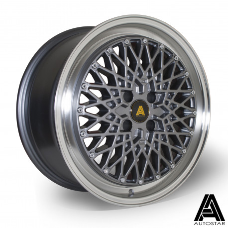 ALU disky Autostar Disk Autostar Minus 17X8 4X100 67,1 ET30, Gunmetal | race-shop.cz