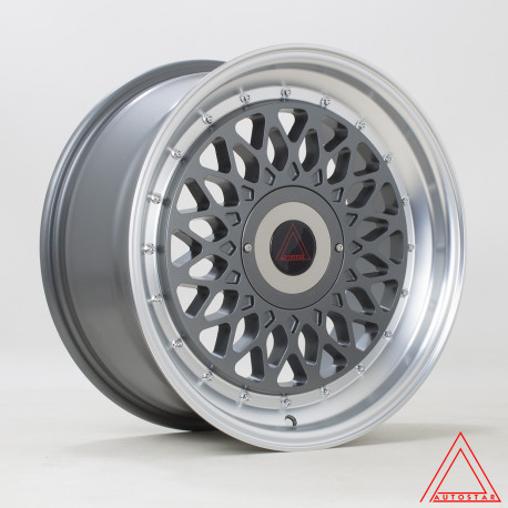 ALU disky Autostar Disk Autostar Silhouette 17X8 4X100/4X108 73,1 ET30, Gunmetal | race-shop.cz