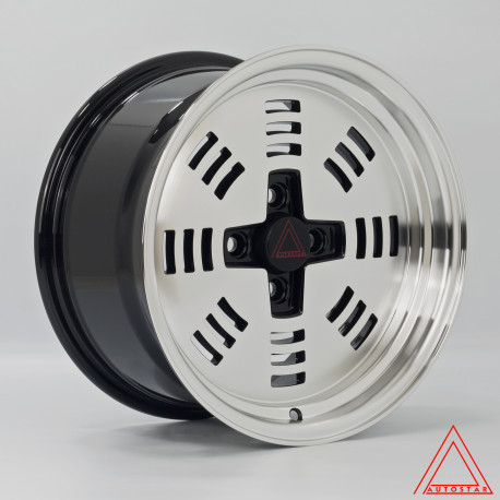 ALU disky Autostar Disk Autostar Sutorro 15X8 4X100 73,1 ET25, Black | race-shop.cz