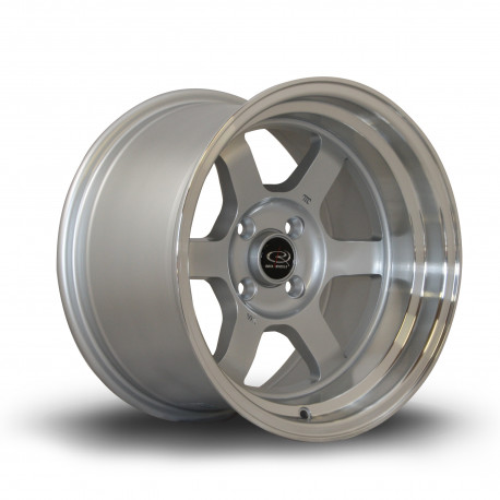 ALU disky Rota Disk Rota Grid-V 15X9 4X100 67,1 ET0, Silver | race-shop.cz