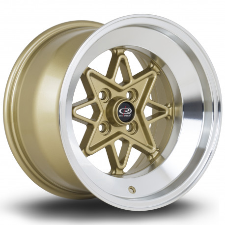 ALU disky Rota Disk Rota Hachi 15X9 4X114 73,0 ET0, Gold | race-shop.cz