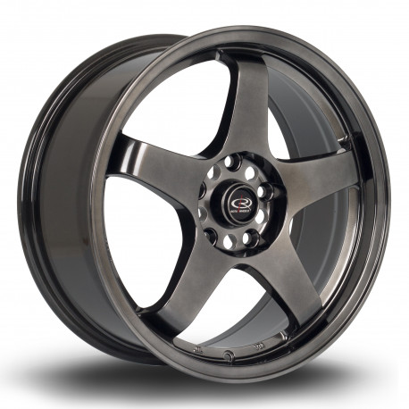 ALU disky Rota Disk Rota GTR 17X7.5 5X114 73,0 ET45, Black | race-shop.cz