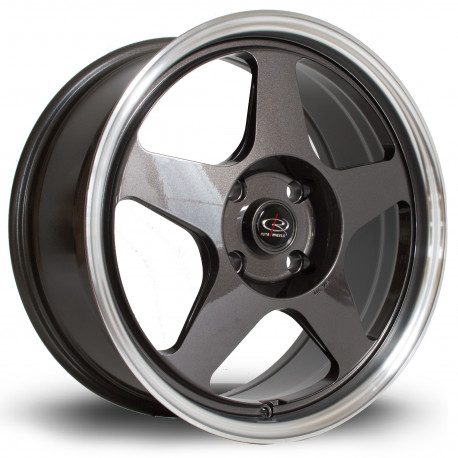 ALU disky Rota Disk Rota Slip 17X7.5 4X100 67,1 ET45, Gunmetal | race-shop.cz