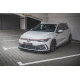 Body kit a vizuální doplňky Přední splitter V.2 + Flaps Volkswagen Golf 8 GTI | race-shop.cz