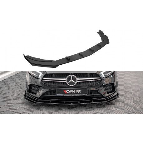 Body kit a vizuální doplňky Street Pro Přední splitter + Klapky Mercedes A35 AMG / AMG-Line Aero Pack W177 | race-shop.cz