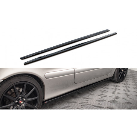 Body kit a vizuální doplňky MAXTON DESIGN difuzory prahů pro Volvo C70 Mk1, lesklá černá | race-shop.cz