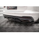 Body kit a vizuální doplňky MAXTON DESIGN centrální zadní splitter pro Audi A4 S-Line B9 Facelift (se svislými lištami), lesklá černá | race-shop.cz