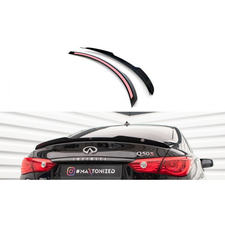 Body kit a vizuální doplňky Spoiler Cap Infiniti Q50 S Mk1 | race-shop.cz