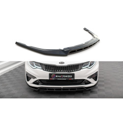 MAXTON DESIGN přední splitter pro Kia Optima Mk4 Facelift, lesklá černá, V1