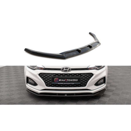 Body kit a vizuální doplňky Přední splitter V.1 Hyundai I20 Mk2 Facelift | race-shop.cz