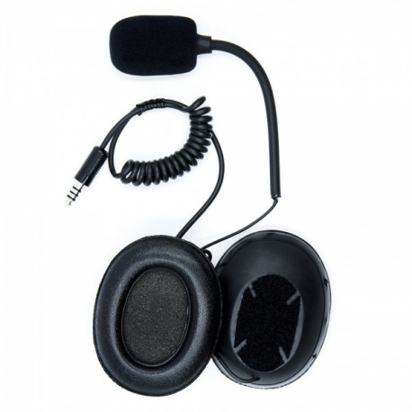 Adaptéry a příslušenství ZERONOISE headset s mušlemi (do otevřené přilby) | race-shop.cz