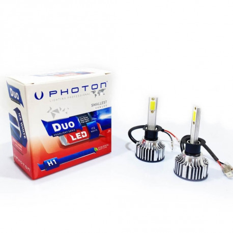 Žárovky a xenonové výbojky PHOTON DUO H1 LED žárovky 12-24V / P14.5s 6000Lm (2ks) | race-shop.cz
