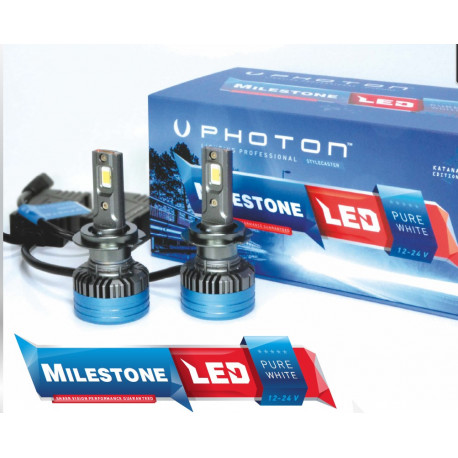 Žárovky a xenonové výbojky PHOTON MILESTONE HB3 LED žárovky 12-24V 35W P20d (2ks) | race-shop.cz