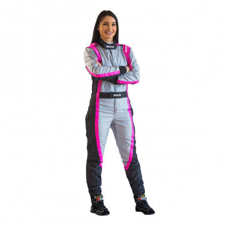 Kombinézy FIA Kombinéza RRS EVO Victory Pink / Grey | race-shop.cz