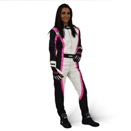 Kombinézy FIA závodní kombinéza RRS EVO Victory, růžová/bílá | race-shop.cz