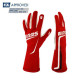 Rukavice FIA závodní rukavice RRS GRIP 2 (vnitřní šití), červená | race-shop.cz