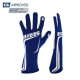 Rukavice FIA závodní rukavice RRS GRIP 2 (vnitřní šití), modrá | race-shop.cz