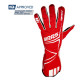 Rukavice FIA závodní rukavice RRS DYNAMIC 2 (vnější šití), červená | race-shop.cz